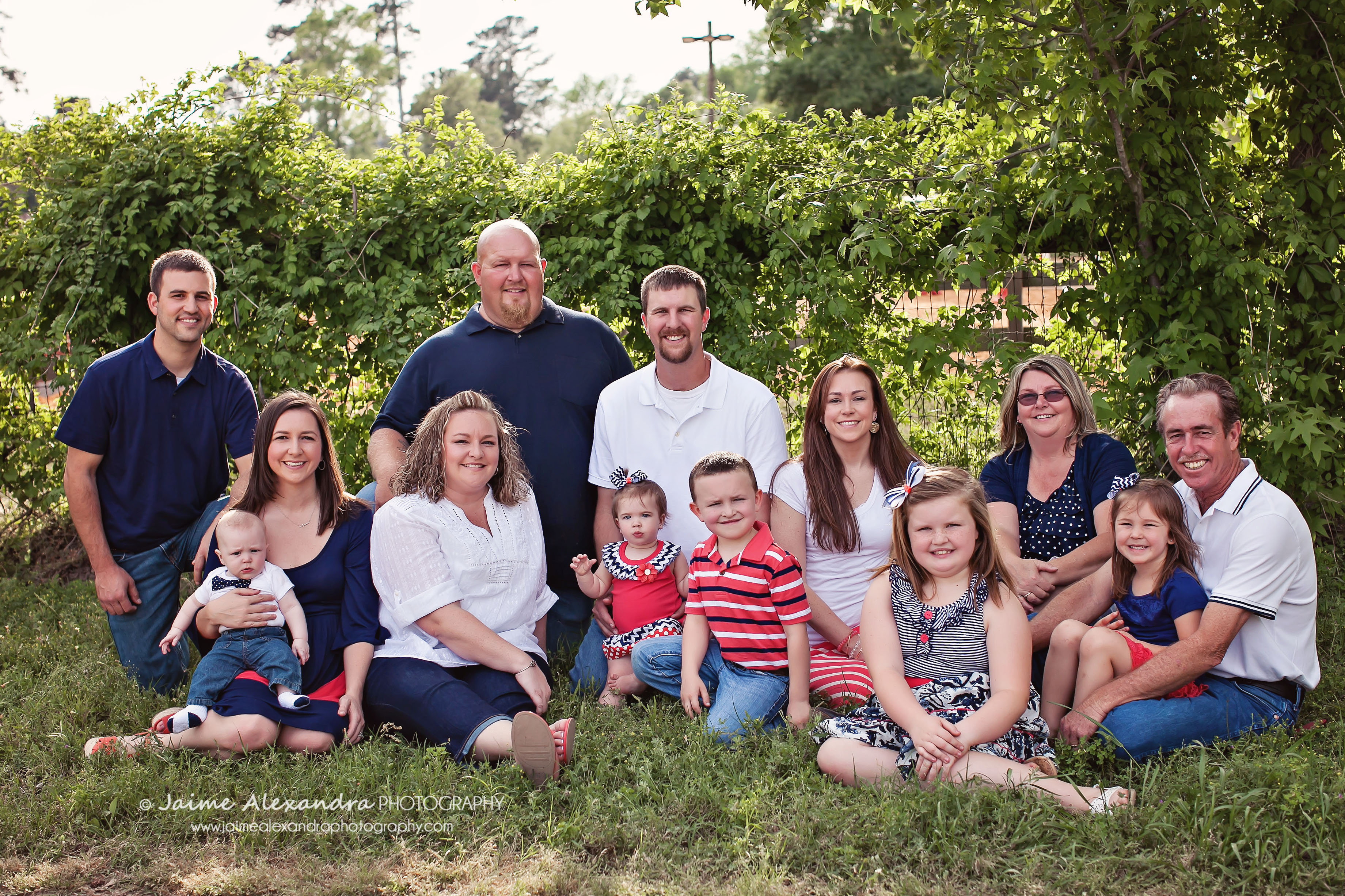 LARGE Group Family Photos, DFW/Midlothian Family Photographer